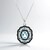 Collana in argento con Topazio Blu Cielo