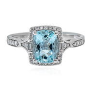 AAA-Brasilianischer Aquamarin-Goldring (AMAYANI)