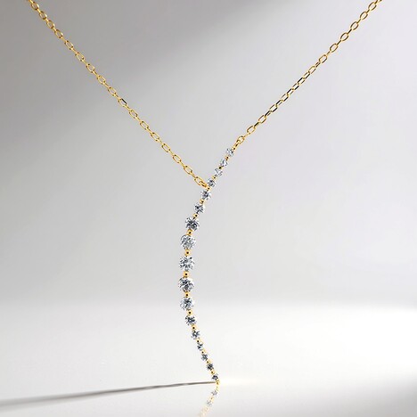 Collana in oro con Diamante I1 (H) (CIRARI)