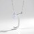 Collana in argento con Pietra di Luna Arcobaleno