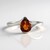 Anello in argento con Citrino Madeira