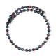 Collana rigida in acciaio con Perla Nera di Acqua Dolce (Riya)