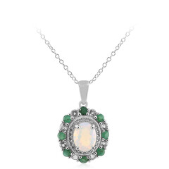 Welo-Opal-Silberhalskette