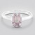 Anello in argento con Kunzite