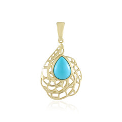 Ciondolo in oro con Turchese Sleeping Beauty (Ornaments by de Melo)