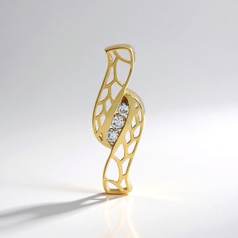 Ciondolo in oro con Diamante I2 (I) (Ornaments by de Melo)