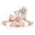 Rose Quartz Silver Ring