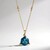 Collana in oro con Topazio Blu Londra (CIRARI)