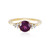 Magenta-Granat-Goldring