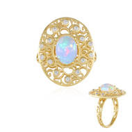 Welo-Opal-Silberring (Ornaments by de Melo)
