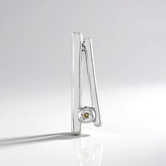 Ciondolo in argento con Diamante Giallo I3