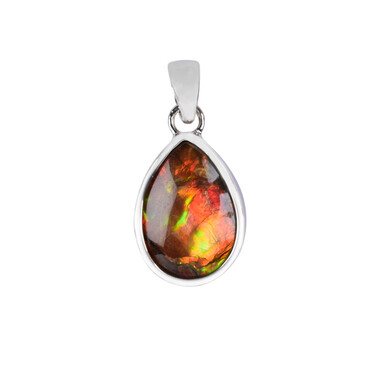 Ciondolo in argento con Ammolite