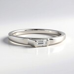 Bague en argent et Zircon
