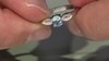 Zilveren ring met een Santa Maria-aquamarijn