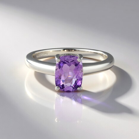 Anello in argento con Ametista