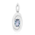 Ciondolo in argento con Tanzanite (non riscaldata) (Pallanova)