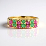 Anello in argento con Smeraldo Socoto