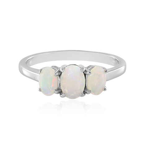 Bague en argent et Opale Welo