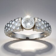 Anello in argento con Zircone
