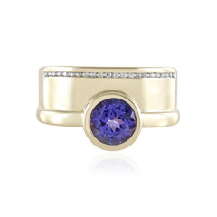 Bague en or et Tanzanite AAA (de Melo)