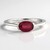 Anello in argento con Rubino Bemainty