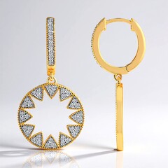Orecchini in oro con Diamante SI1 (G)