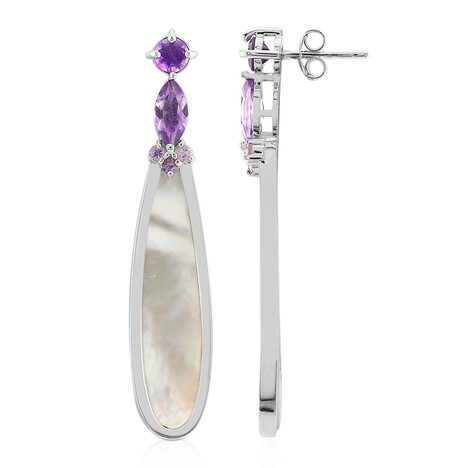 Mother of Pearl Silver Earrings
