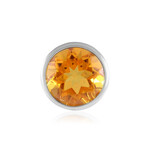 Pendentif en argent et quarz orange (MONOSONO COLLECTION)