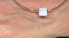Colgante en plata con Calcedonia azul (MONOSONO COLLECTION)