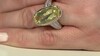 Anillo en plata con Quarzo limón (Adela Silber)