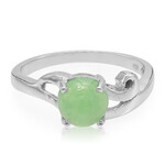 Kaiserlicher Chrysopras-Silberring