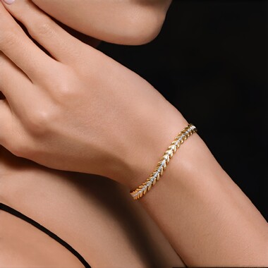 Brazalete en oro