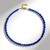 Collana in argento con Agata Blu