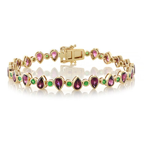 Bracciale in oro con Rodolite (Adela Gold)