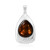 Fire Agate Silver Pendant
