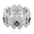 Anello in argento con Iolite (Dallas Prince Designs)