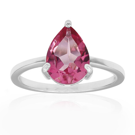 Flamingo-Mystik-Topas-Silberring