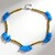 Collana in argento con Ematite Dorata