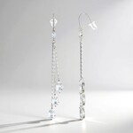 Orecchini in argento con Topazio Bianco