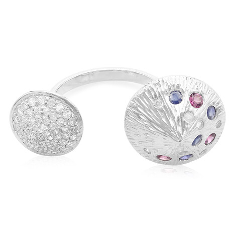 Anello in argento con Gemme