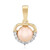 Colgante en plata con Perla durazno Freshwater (TPC)