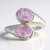 Anello in argento con Kunzite (Pallanova)
