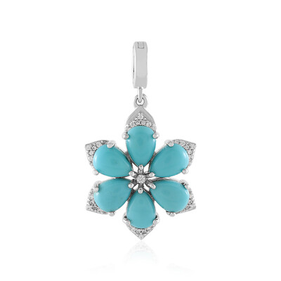 Pendentif en argent et Turquoise