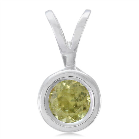 Zilveren hanger met een toermalijn