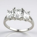 Anello in argento con Danburite