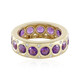 Anillo en oro con Amatista de Siberia (de Melo)