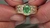 Anillo en oro con Esmeralda de Brasil (de Melo Gold)