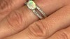 Bague en argent et Opale Welo