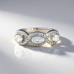 Anello in argento con Zircone