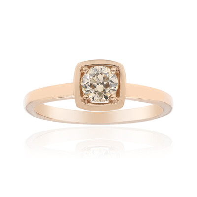 Bague en or et Diamant rose de France VS1 d'Argyle (Annette)
